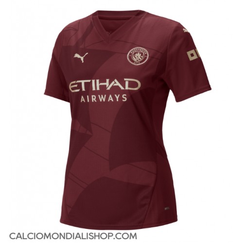 Maglie da calcio Manchester City Terza Maglia Femminile 2024-25 Manica Corta